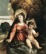 Dosso Dossi Madonna and Child oil